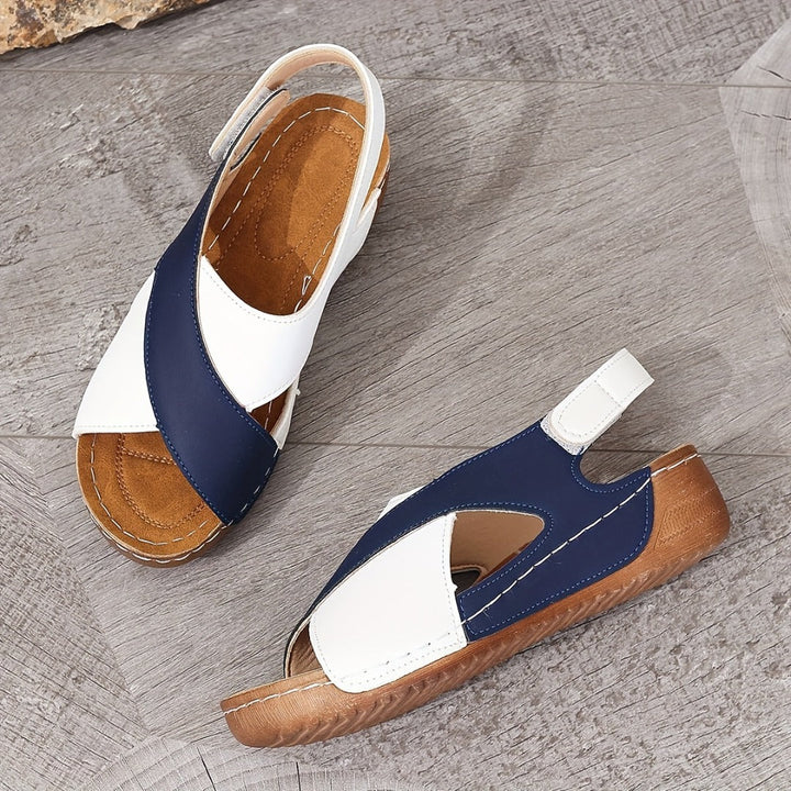 Comfortable orthopedic sloping sandals