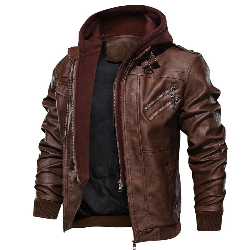 Vegan leather jacket