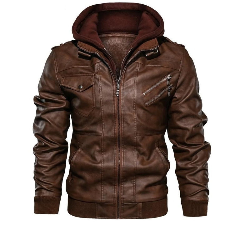 Vegan leather jacket