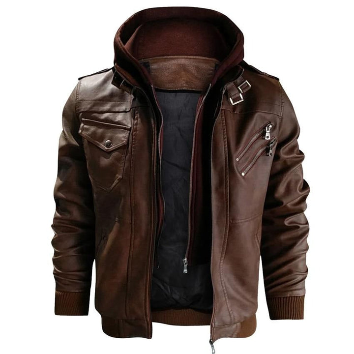 Vegan leather jacket