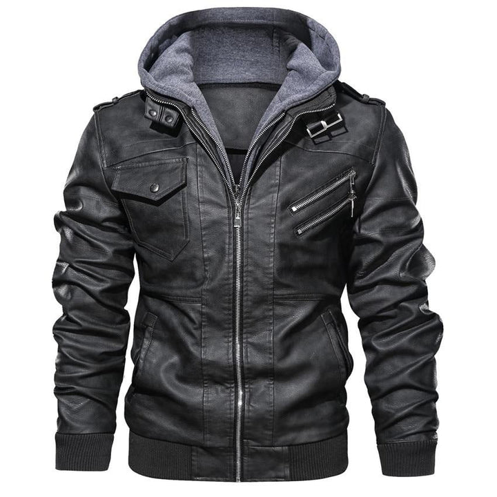 Vegan leather jacket
