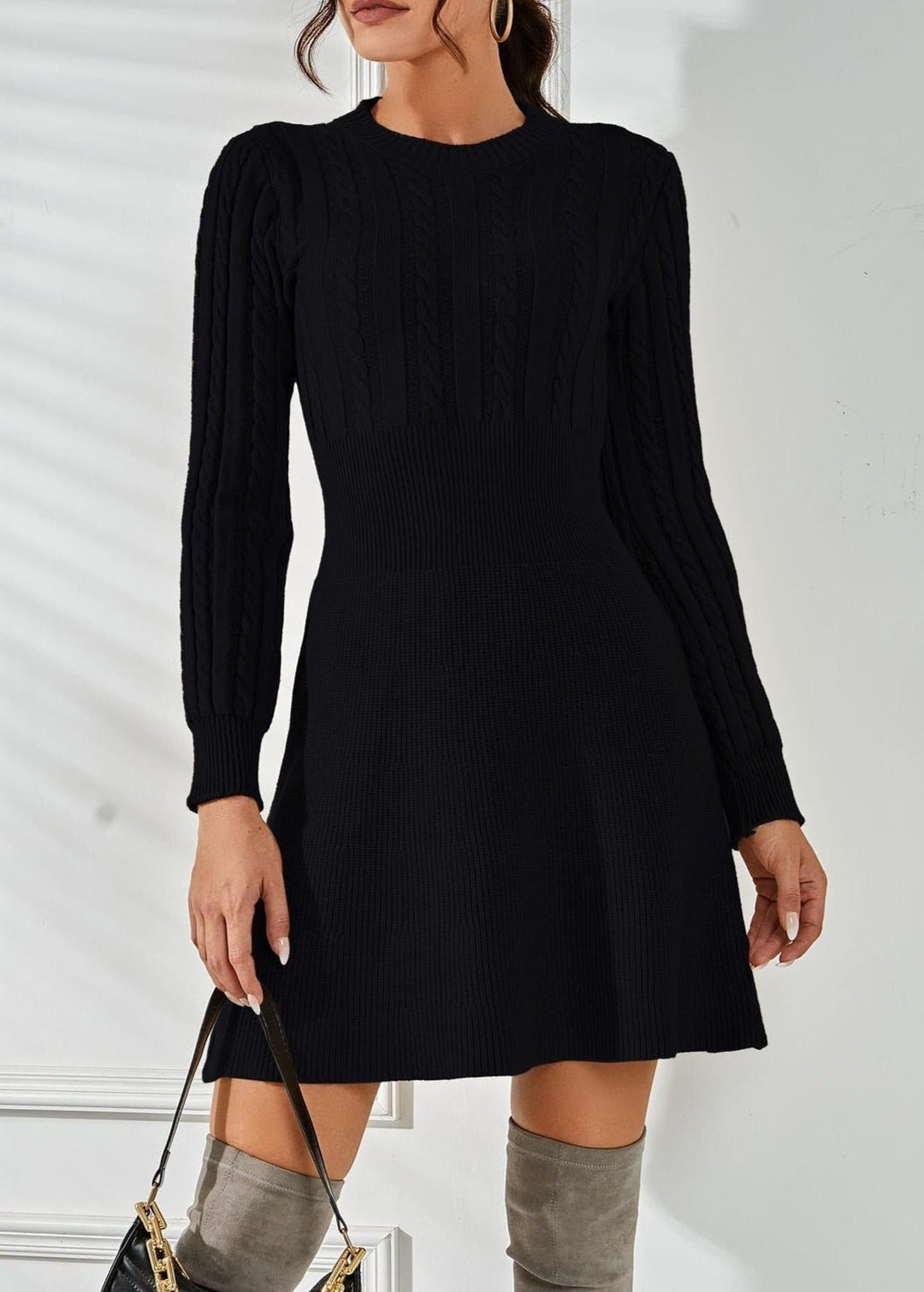 Elegant and Timeless Sweater Dress