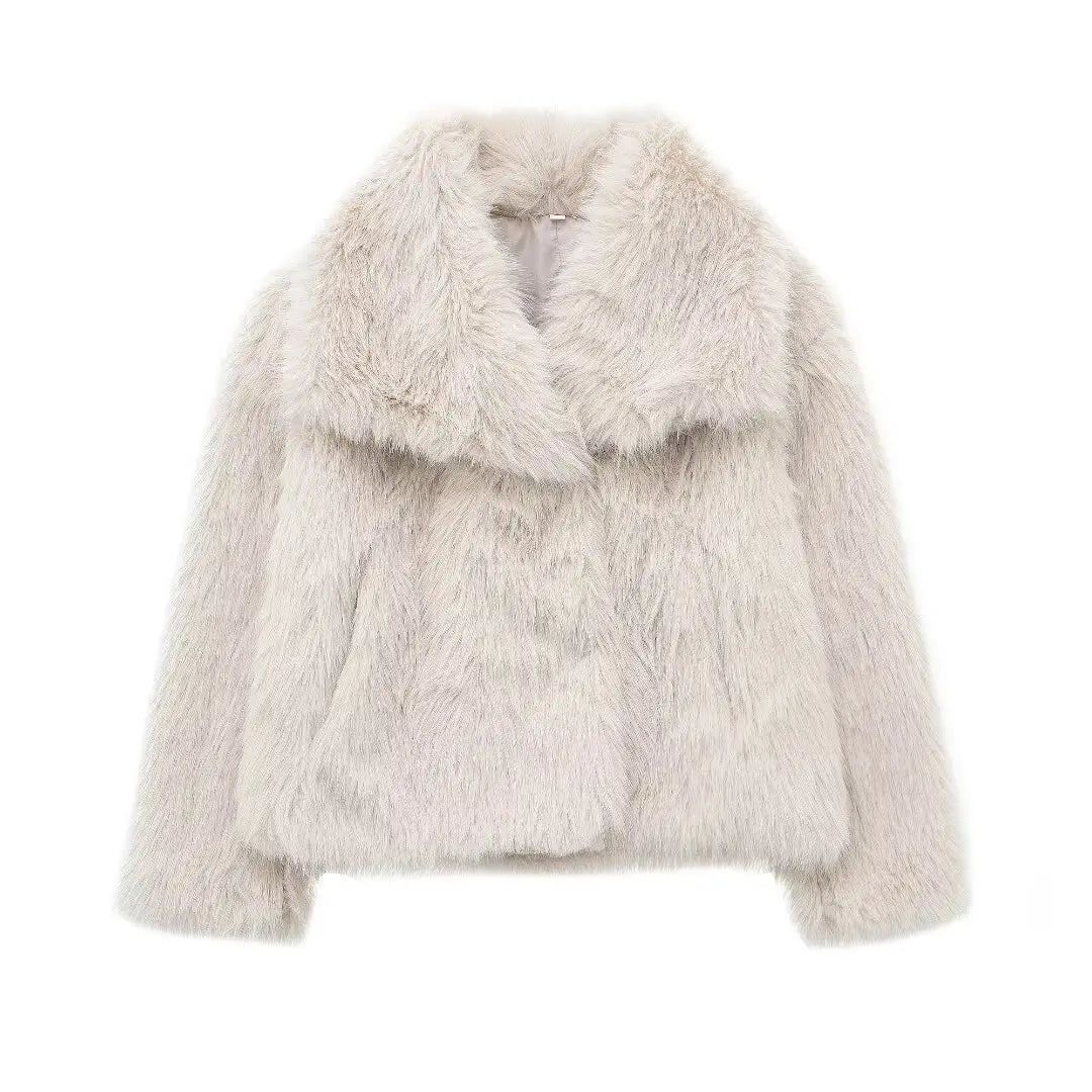 Plush Crop Coat