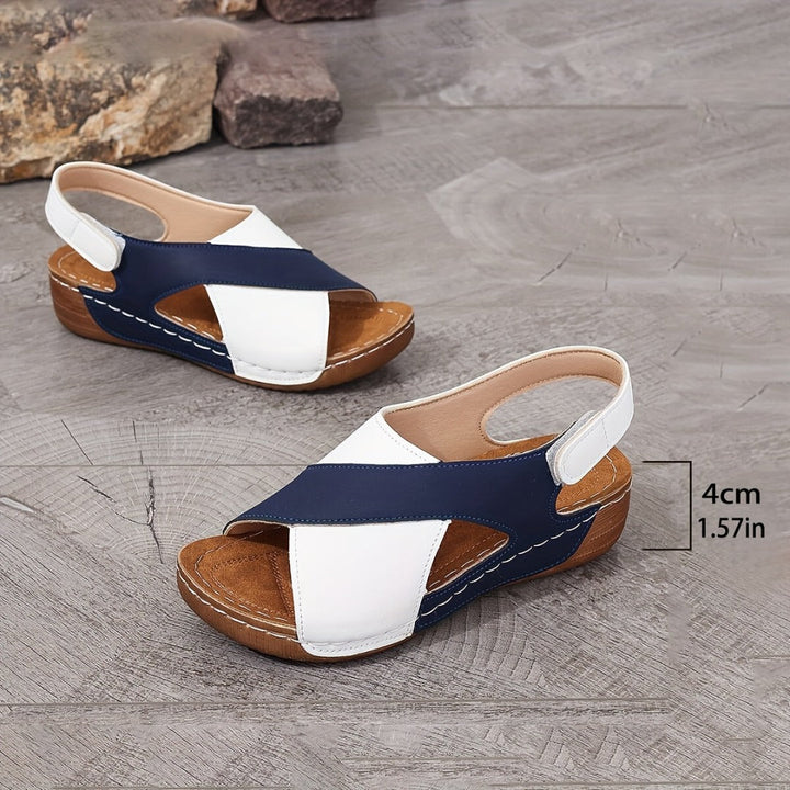 Comfortable orthopedic sloping sandals